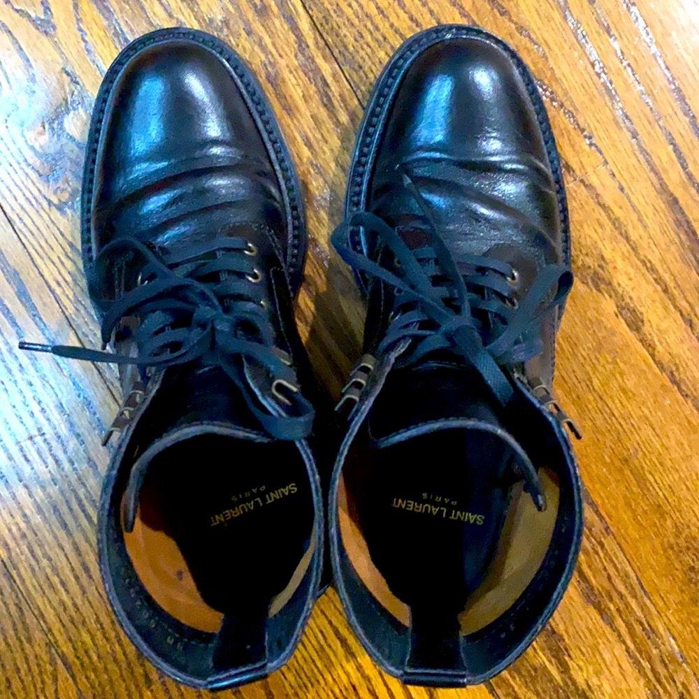 Saint Laurent Dax Combat boots - size 6